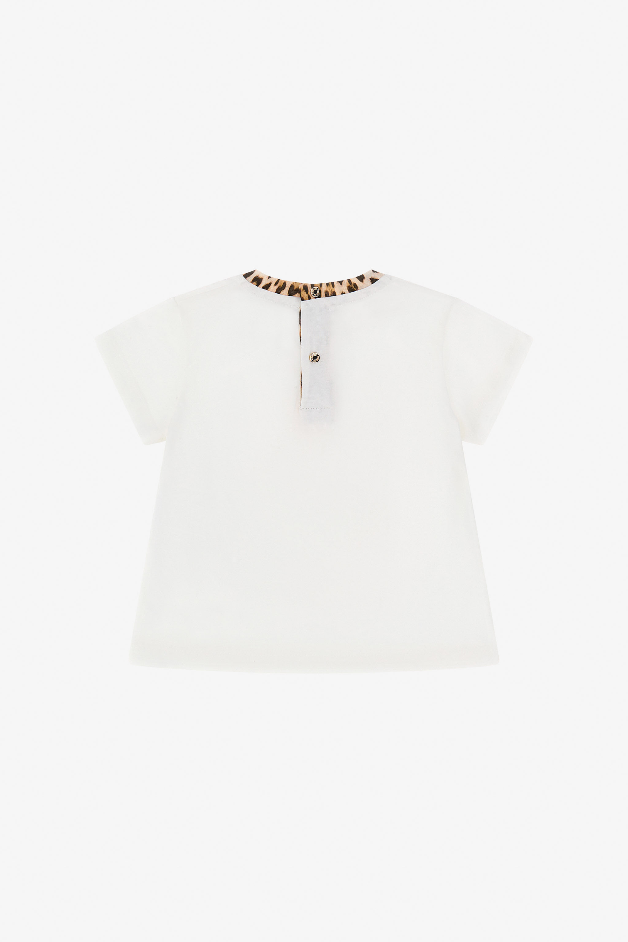 JU RC Logo T-shirt Blanco TJT602-JD001