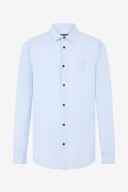 RC Hellblaues Hemd mit Monogram RC Stickerei LIGHT BLUE SOT70P-FN006