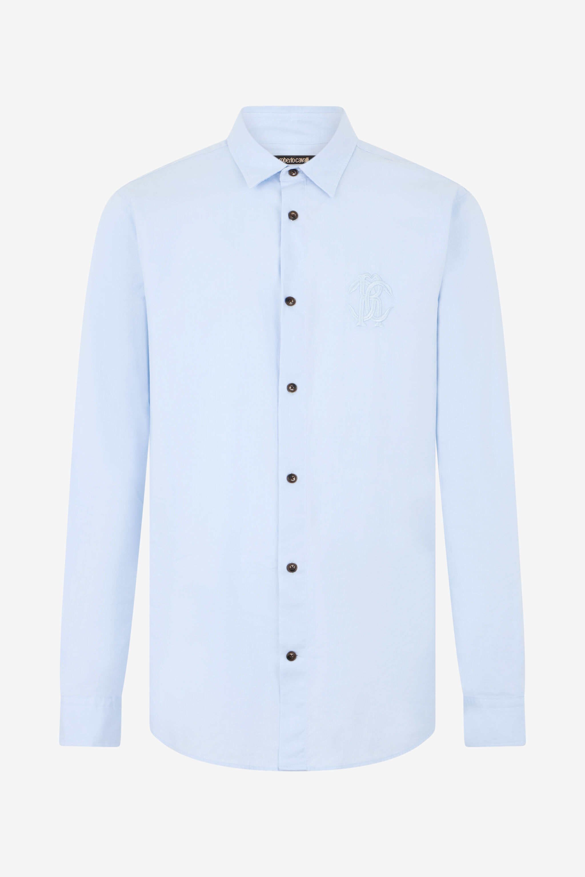 RC Camicia Azzurra con Ricamo Monogram RC LIGHT BLUE SOT70P-FN006