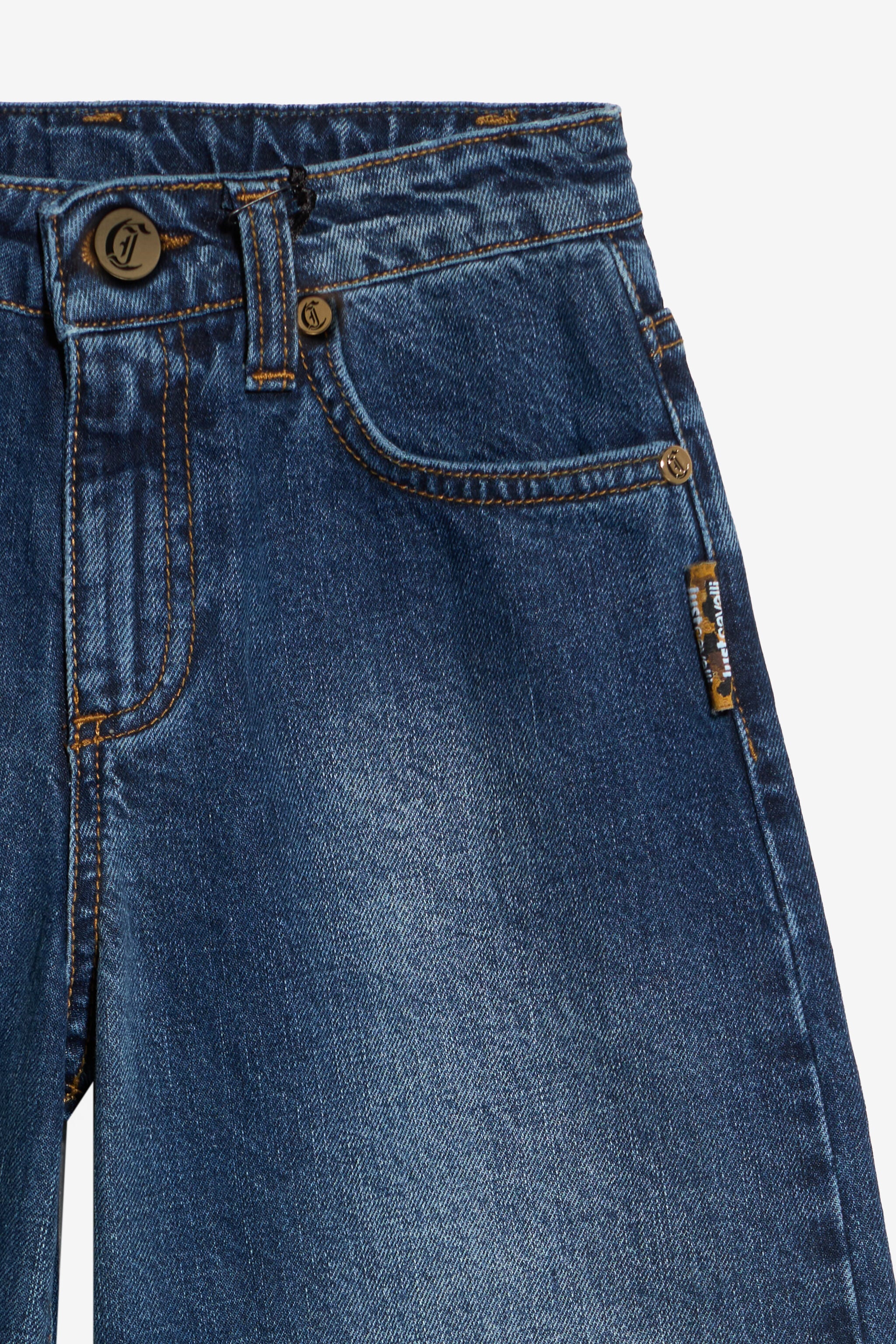 JC Blaue Baumwoll-Denim Jeanshose DARK BLUE WASH WFJ21K-D1001