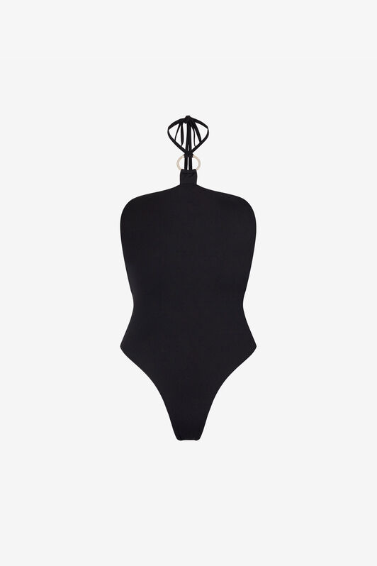 RC Costume con scollo all'americana Nero QKW00K-LL002