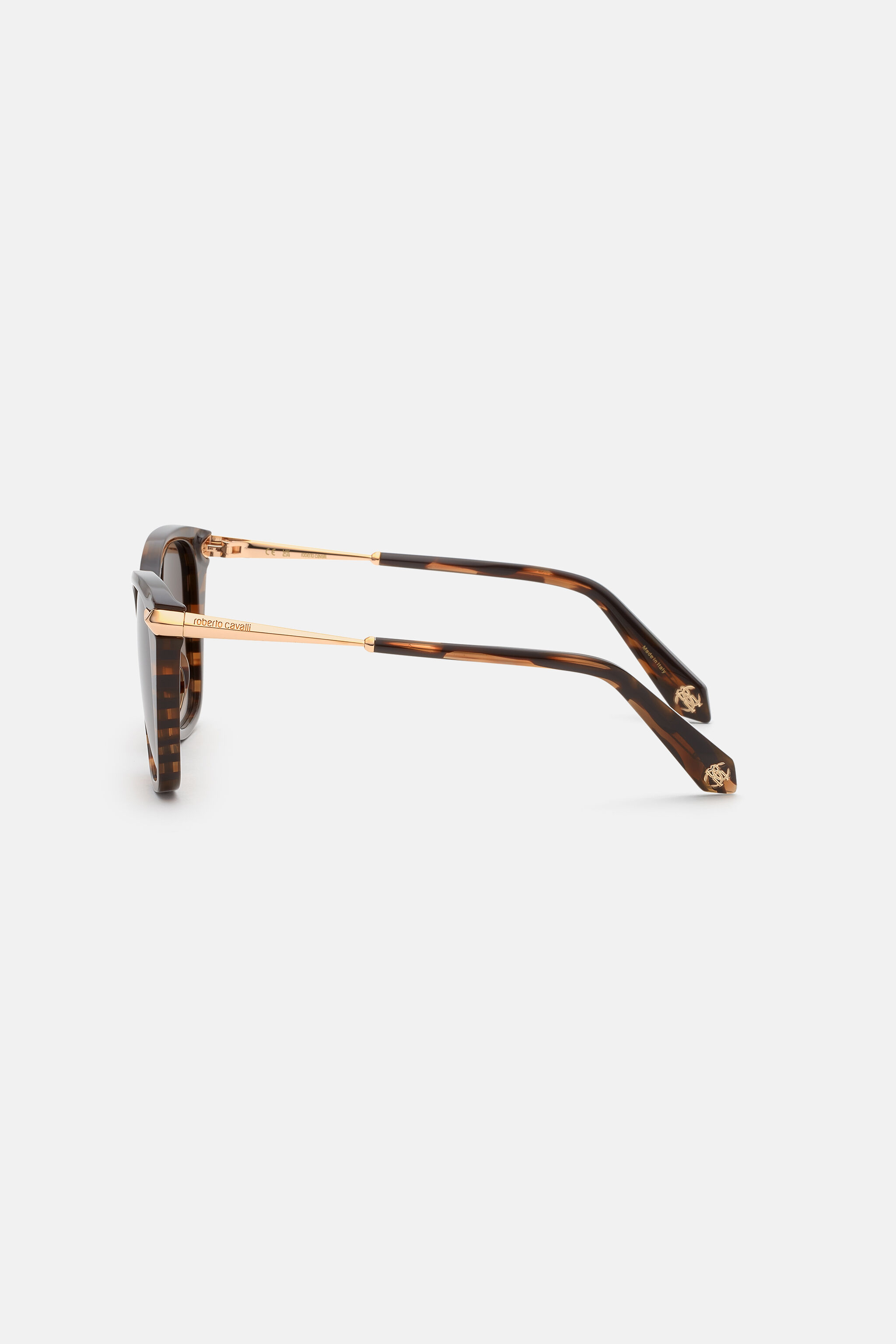 RC Sunglasses with acetate front combined with metal temples SHINY STRIPED CHELSE VALD04-ID240