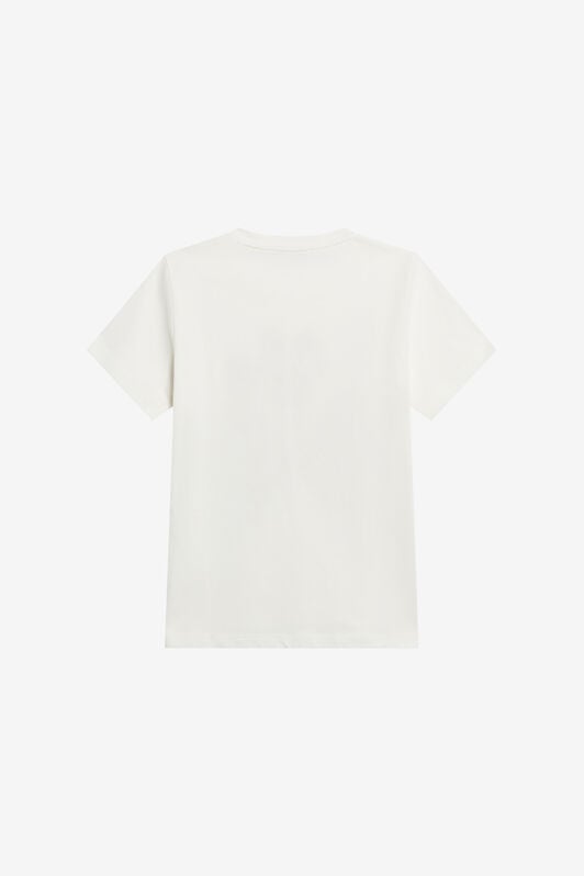 JU T-shirt Blanc En Coton MILKY WHITE TJT66V-JD001