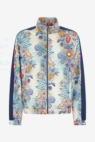 JC Sweatshirt mit Tropical Garden-Print 217 AZZURRO + 582 AR WFT108-WF138