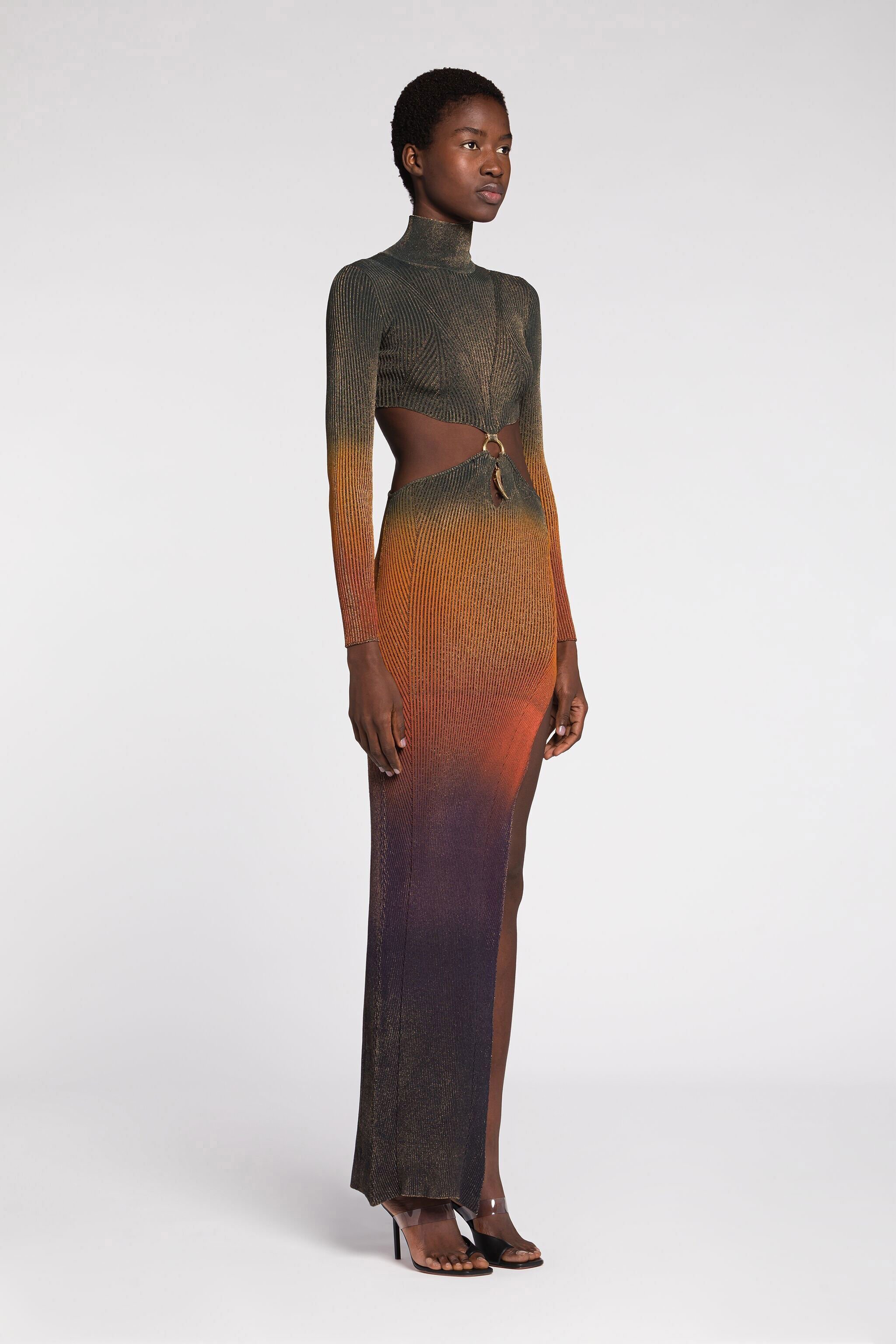 RC Dégradé Cut-Out Maxi Dress MULTICOLOR PQM130-MO010