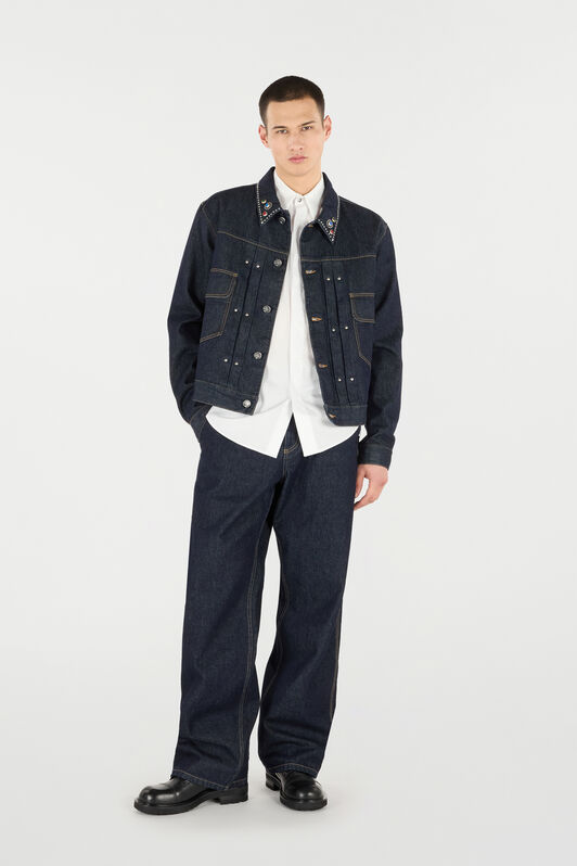 RC Denim Jacket with Studs and Stones RC Denim Jacket with Studs and Stones Dark blue VRJ476-VT025