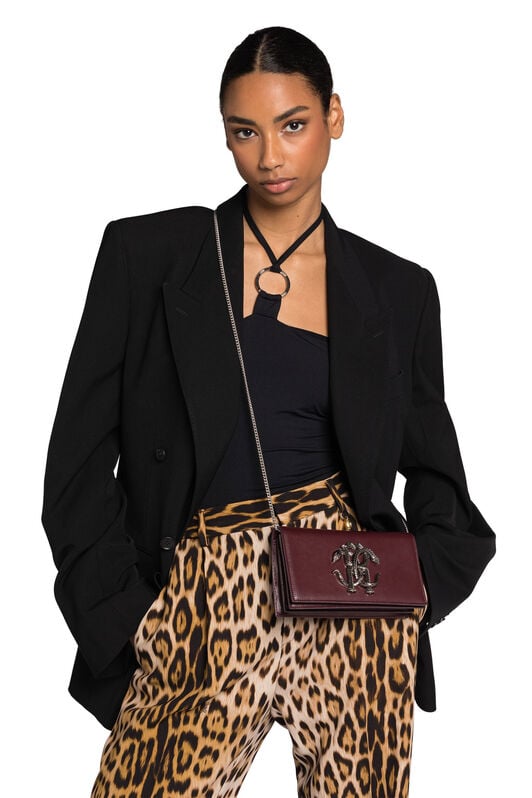 RC Mirror Snake Shoulder Bag CARMINE/ARGENTO OLD KWB112-PZ132