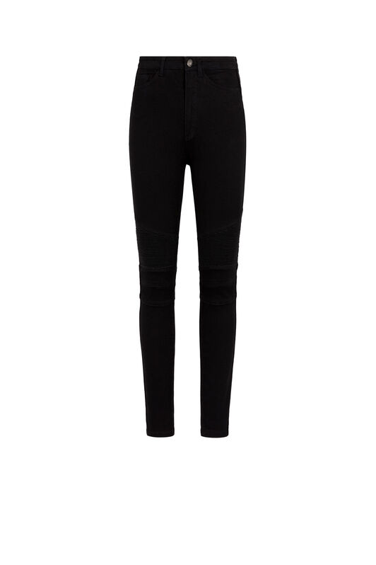 RC RC Monogram Skinny Jeans Schwarz JSJ20T-DS010
