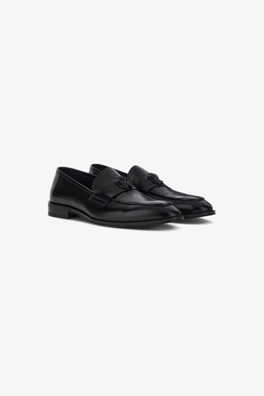 RC Loafers with Monogram Mirror Snake RC Loafers with Monogram Mirror Snake Black RRS022-PZA84