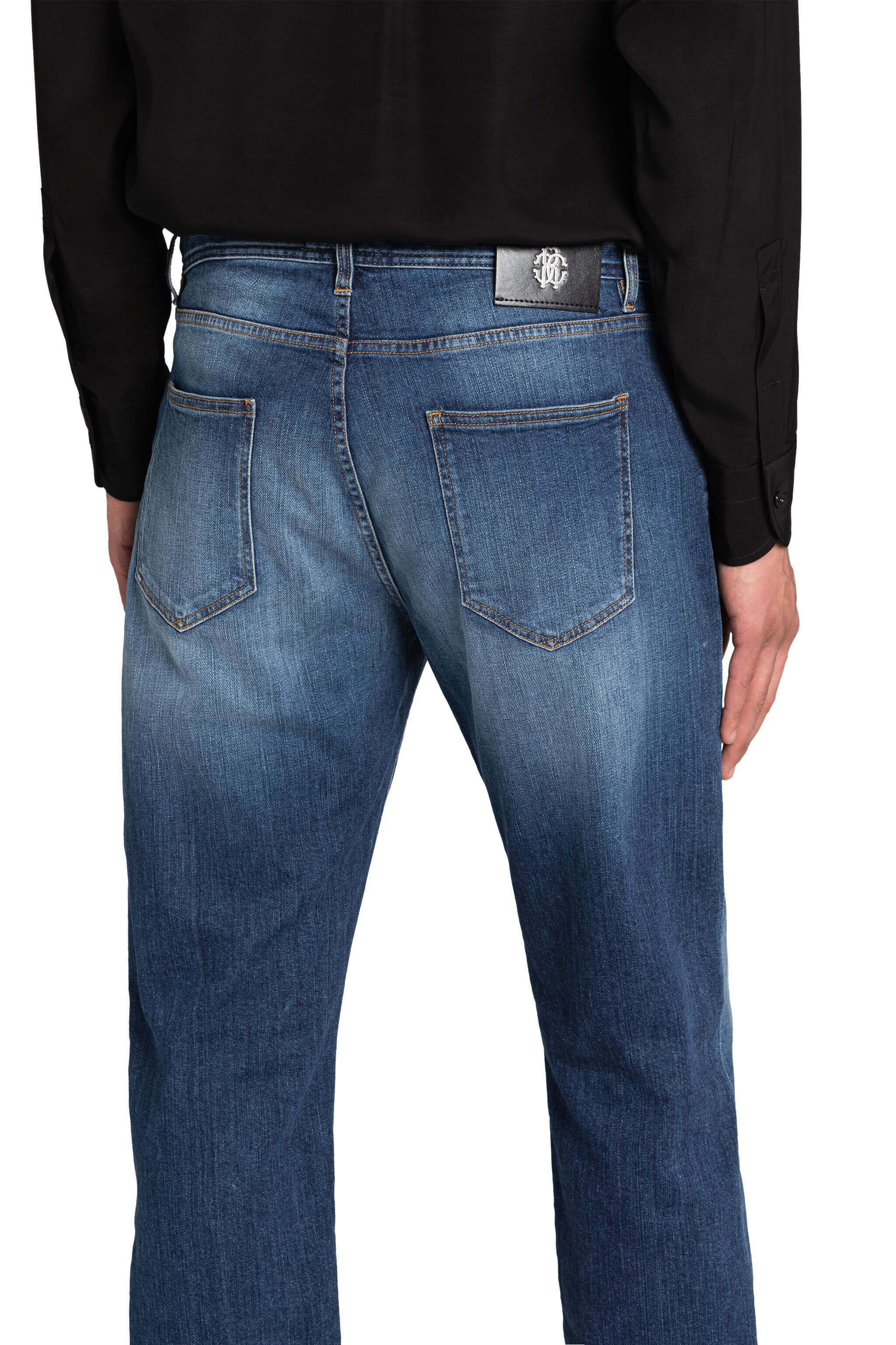 RC Faded Straight-Leg Jeans Dark blue ISJ260-DS009