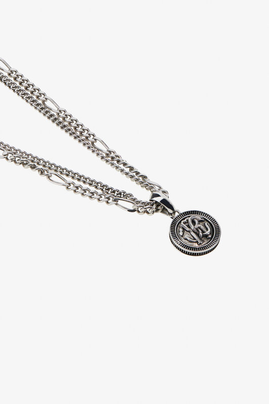 RC Rc Logo Necklace Silber TRG002-AM258