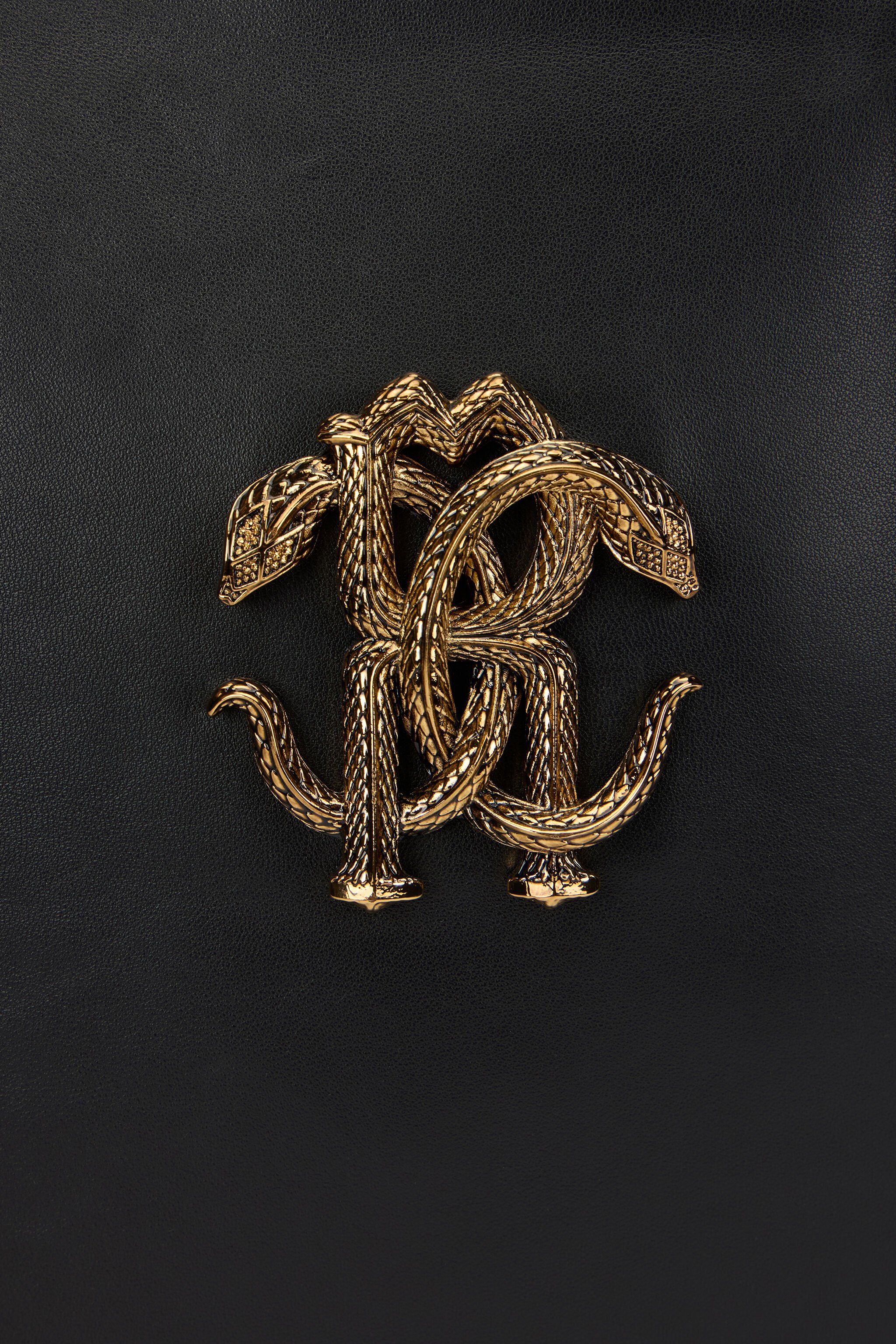 RC Borsa in Pelle con Logo BLACK WKB001-PZ078