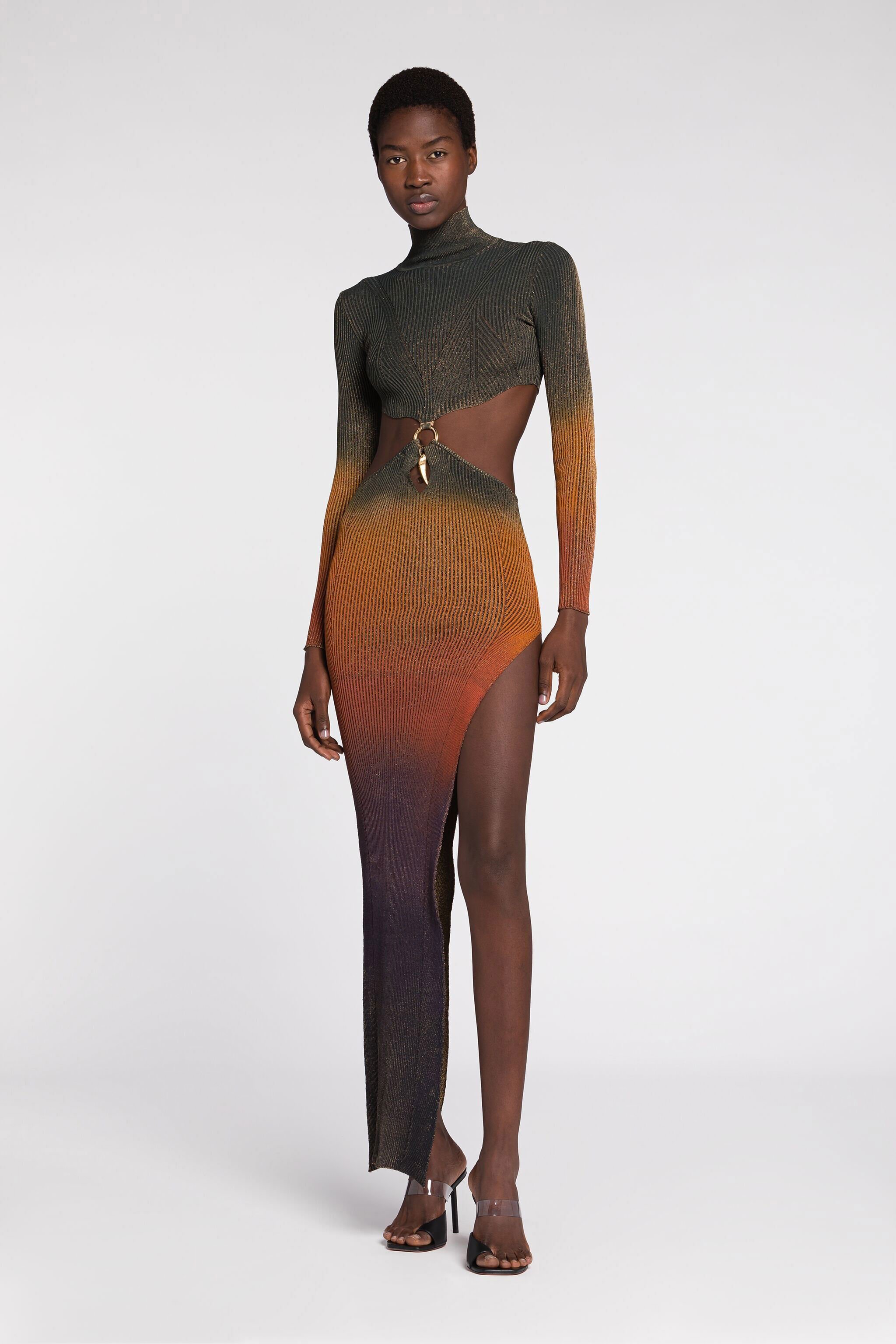 RC Dégradé Cut-Out Maxi Dress MULTICOLOR PQM130-MO010