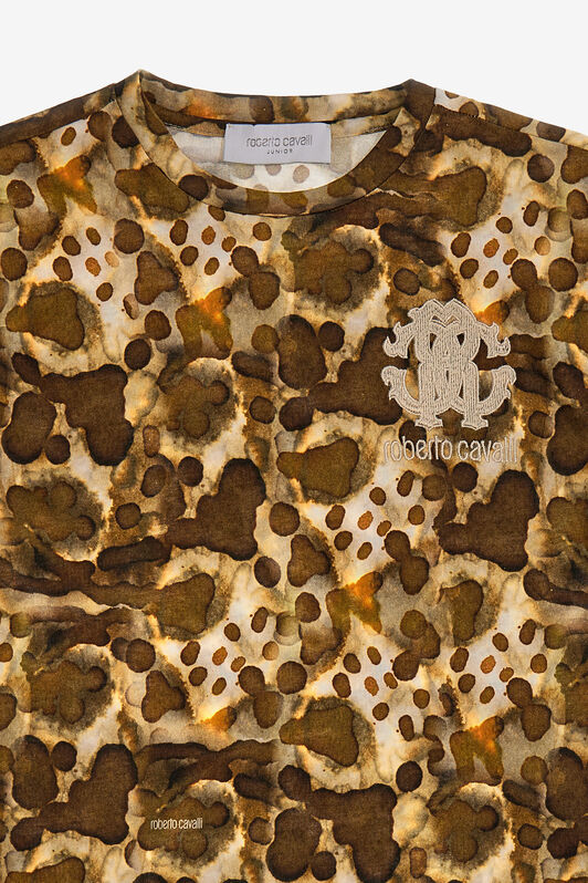 JU T-shirt con stampa Marrone chiaro SJT641-JFI76