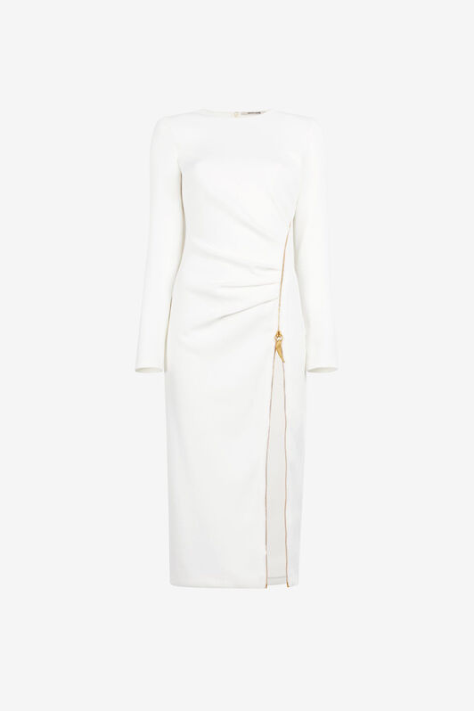 RC Abito con zip Bianco OKT109-HR005