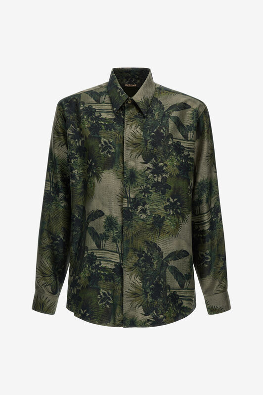 RC Print shirt Dark green SRT713-4QI84