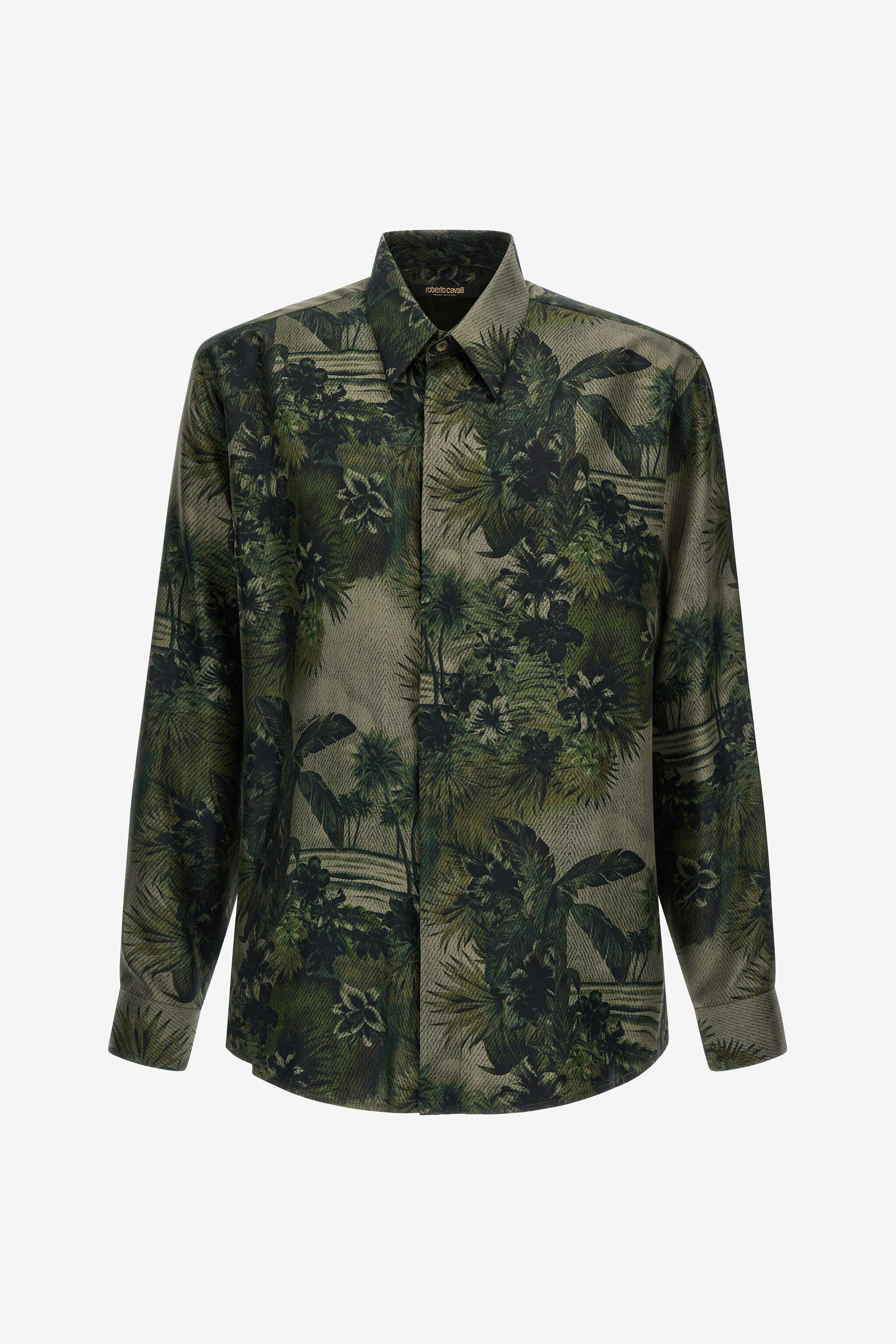 RC Print shirt Dark green SRT713-4QI84