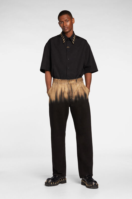 RC Tooth-plaque short-sleeve shirt RC Tooth-plaque short-sleeve shirt BLACK NNT752-CH084