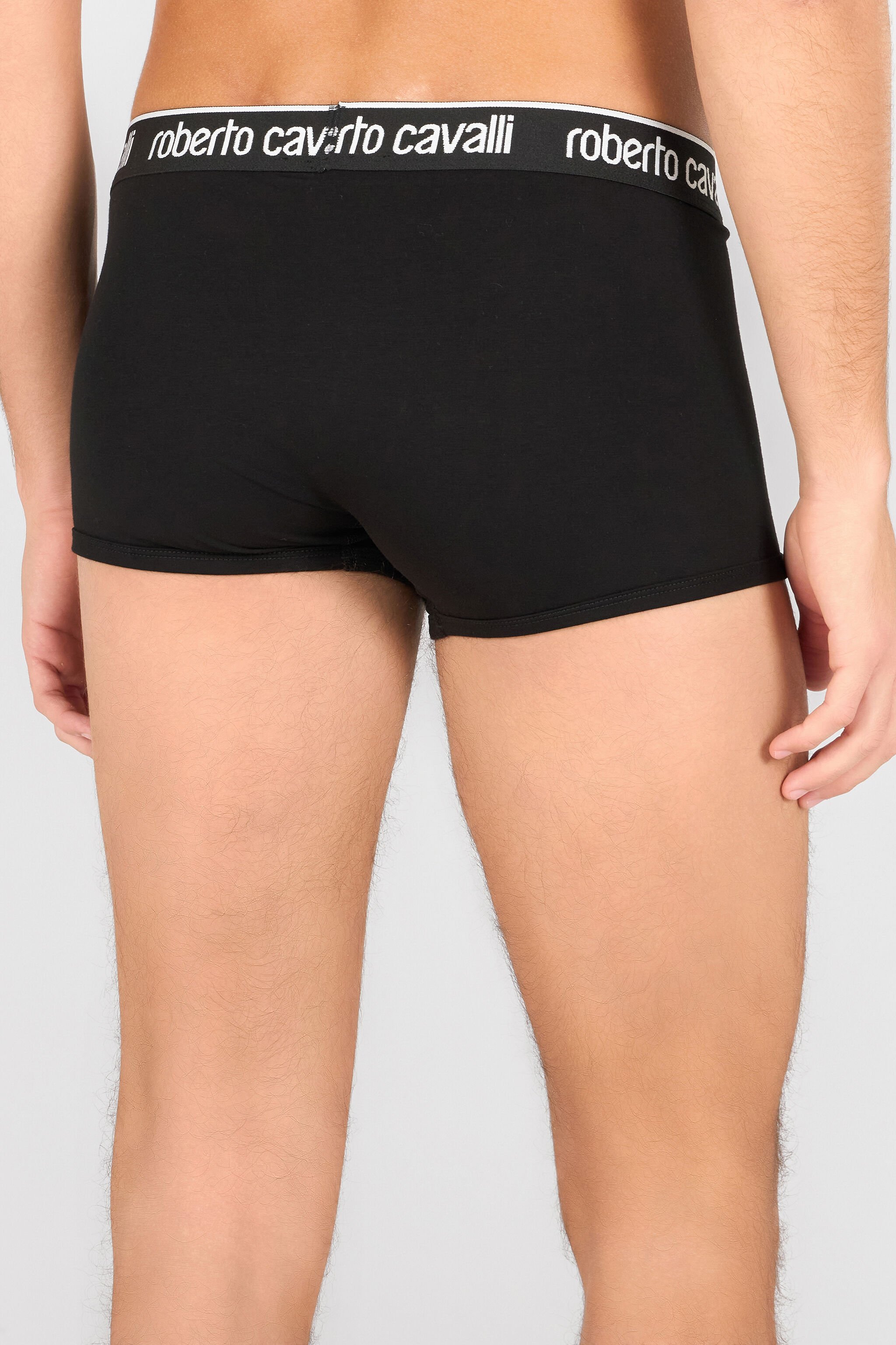 RC Roberto Cavalli Logo Boxer Shorts Black TRO02A-JJ016
