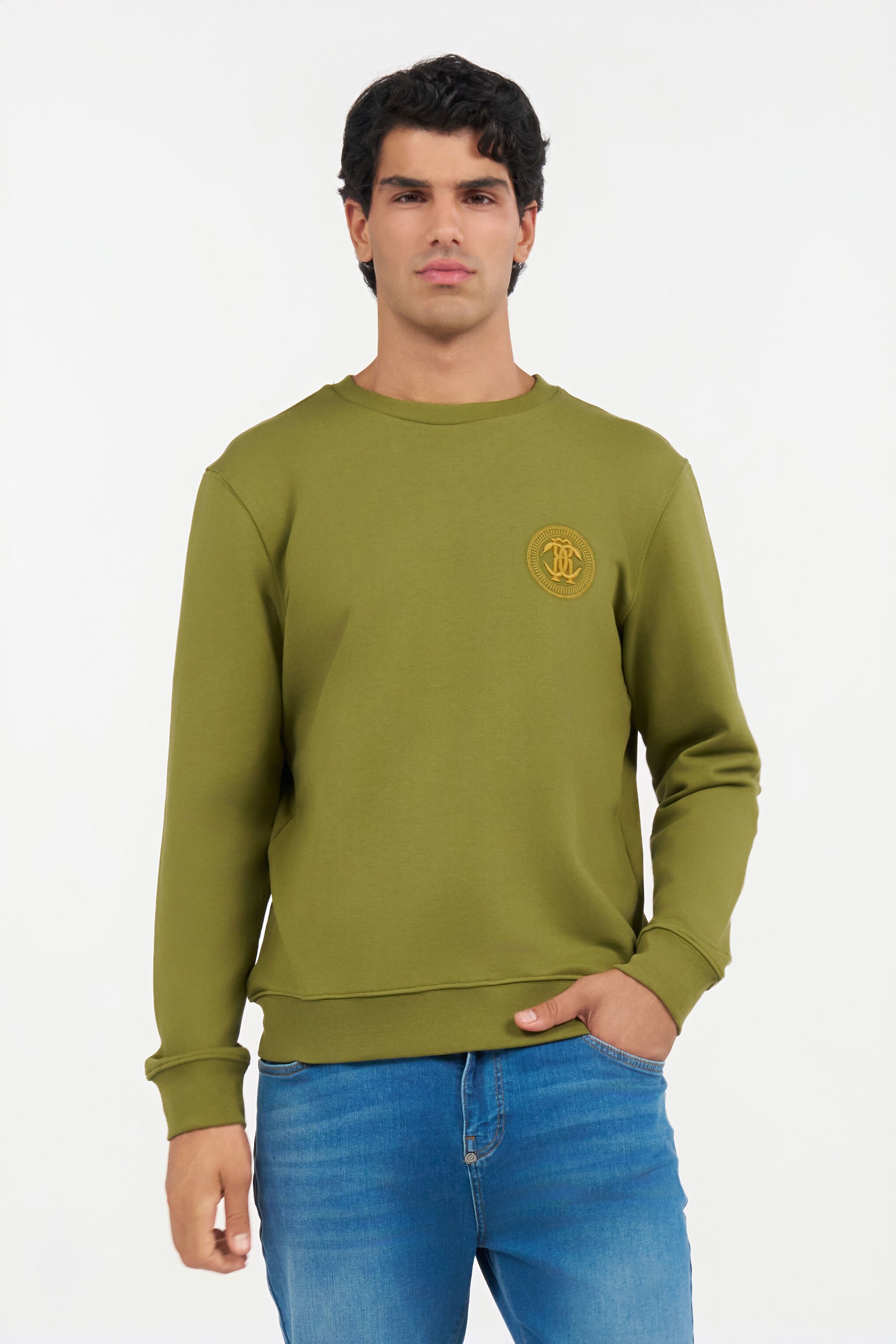 RC Sudadera Verde con Logo GREEN OLIVE QOT66C-CFU50