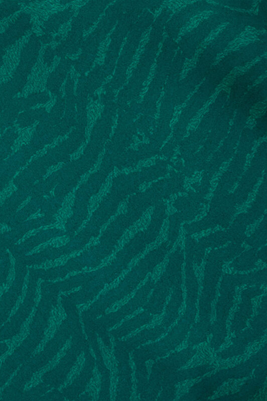 RC Zebra Print Silk Dress Teal GREEN MALACHITE POT10A-2NQ88