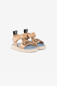 ${brand} Sandali con logo ${colorDescription} ${masterID}