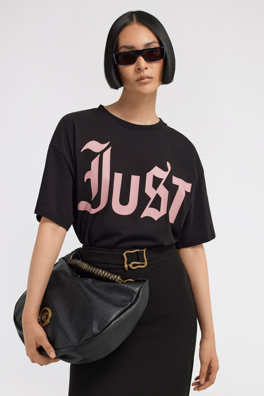 JC T-shirt Just Cavalli Nero TFT097-TF153