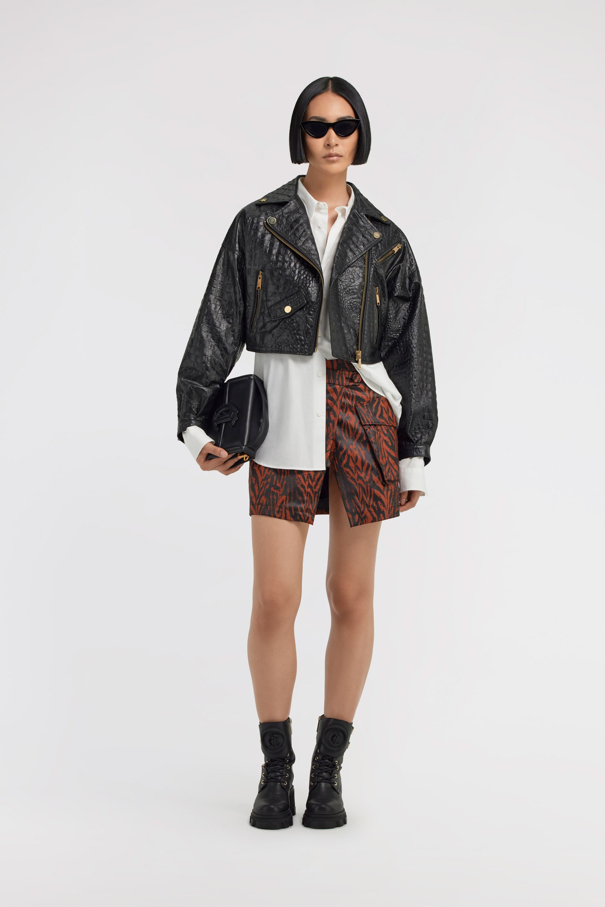 JC Just Cavalli Skirt Rot TFT092-TF138