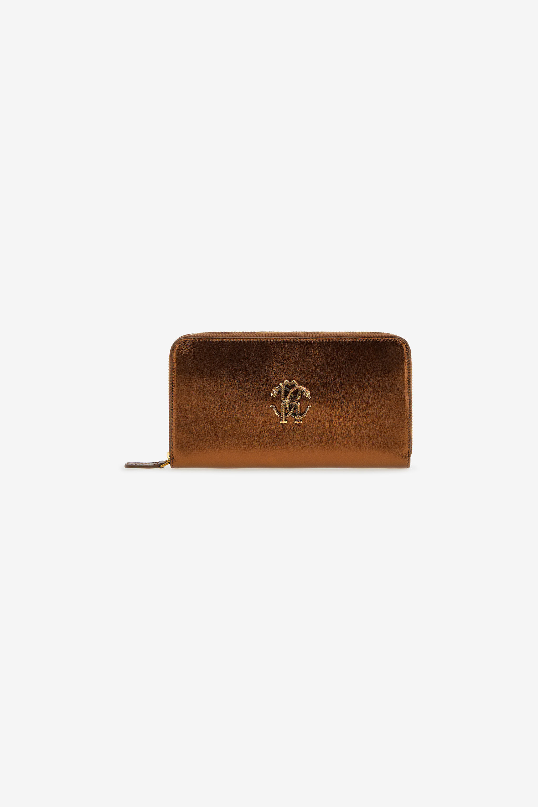 RC Wallet with Monogram RC and zip Bronze SKA001-PN199