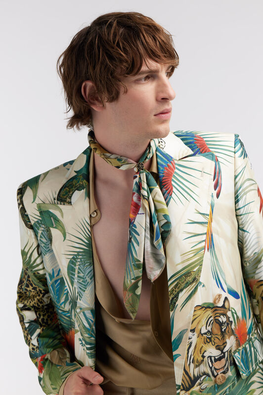 RC Jungle print blazer RC Jungle print blazer Green SRT421-4QI88