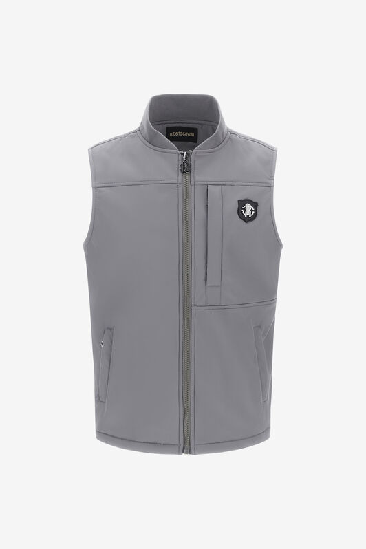 RC Padded vest with logo Gray NOT40H-SB001