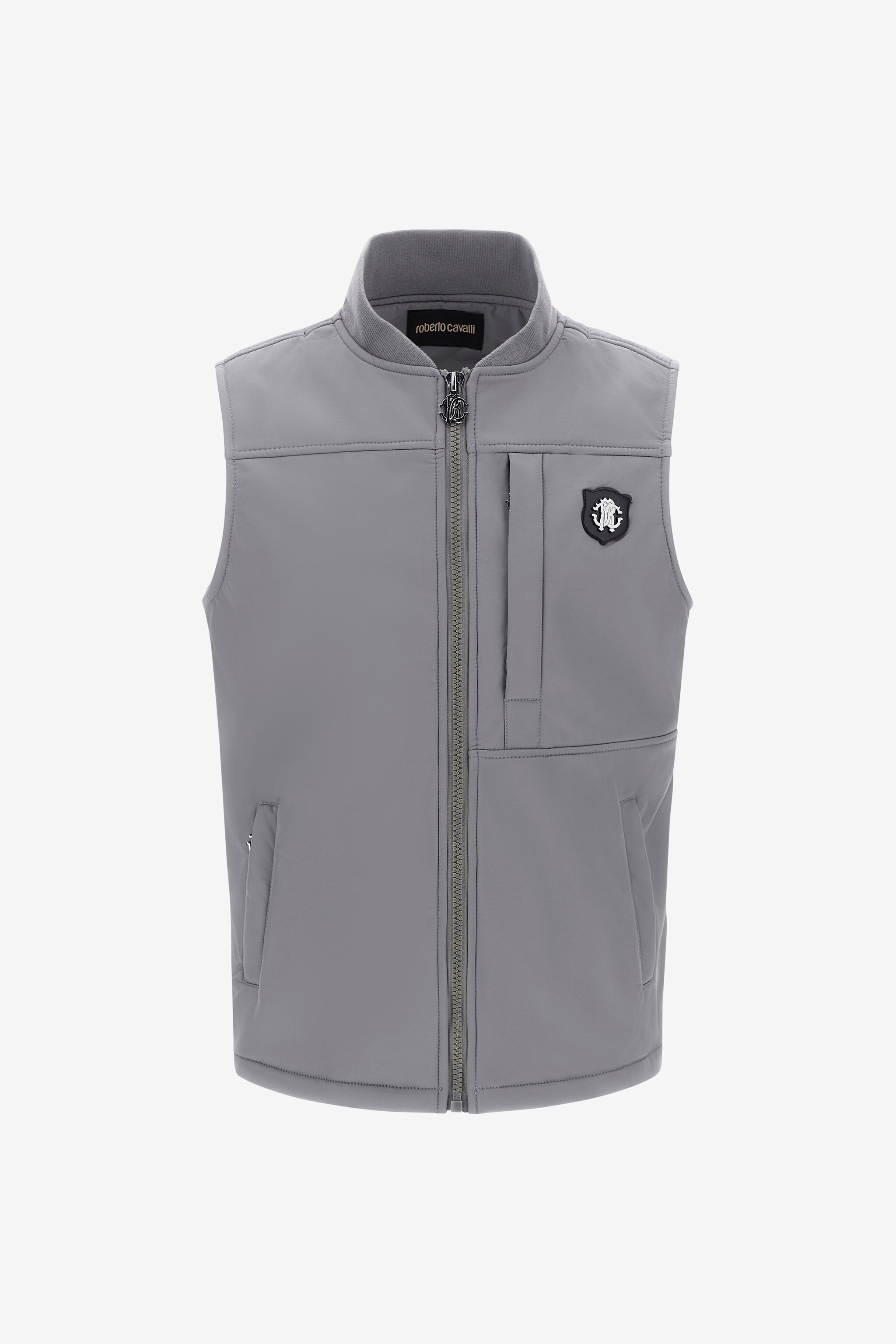 RC Padded vest with logo Gray NOT40H-SB001