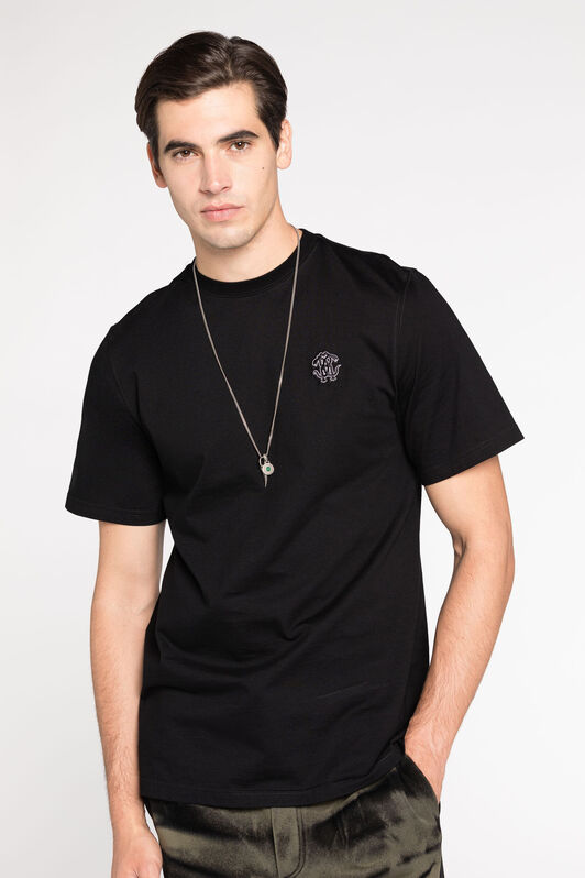 RC Mirror Snake Cotton T-Shirt RC Mirror Snake Cotton T-Shirt Black RRT61G-JD060