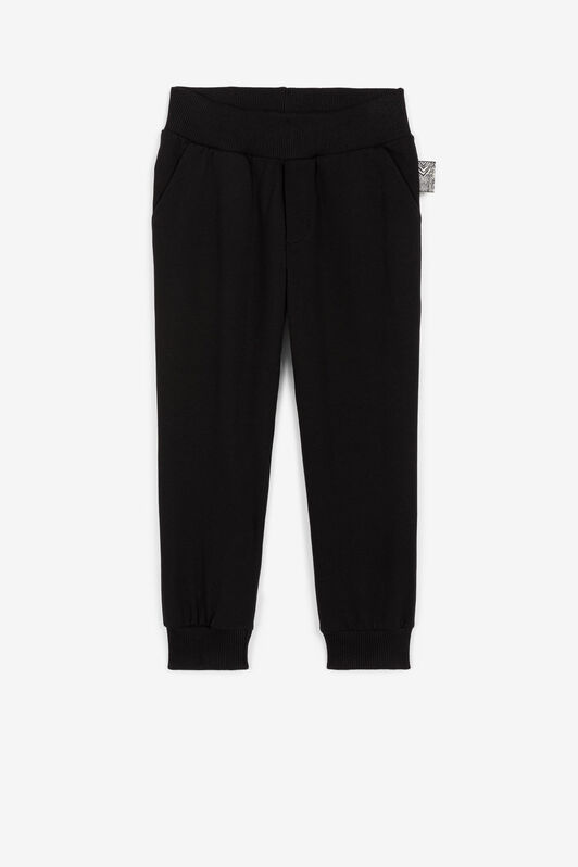 JU Logo And Animalier Patchwork-Print Sweatpants JU Logo And Animalier Patchwork-Print Sweatpants Black PJT228-CF050