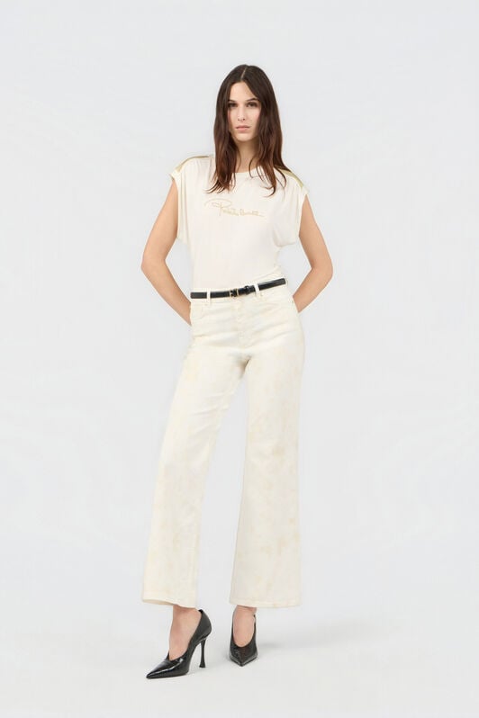 RC Beige Denim Jeans IVORY SOJ20I-DL008