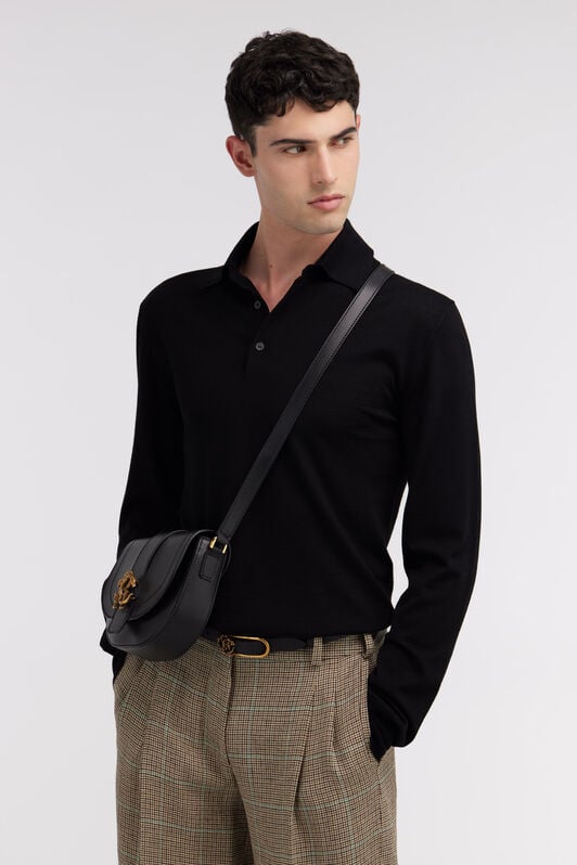 RC Polo maniche lunghe Nero SRM618-MA015