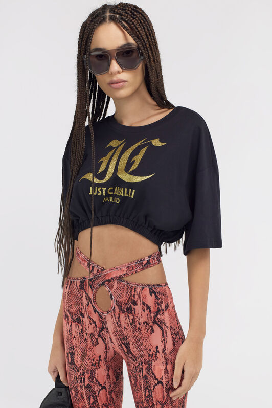 JC Just Cavalli T-shirt JC Just Cavalli T-shirt Black SFT049-SF894