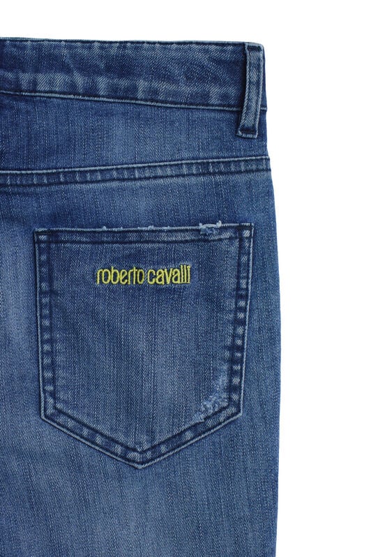 JU Blaue ausgewaschene Jeans LIGHT BLUE IJJ255-DS029