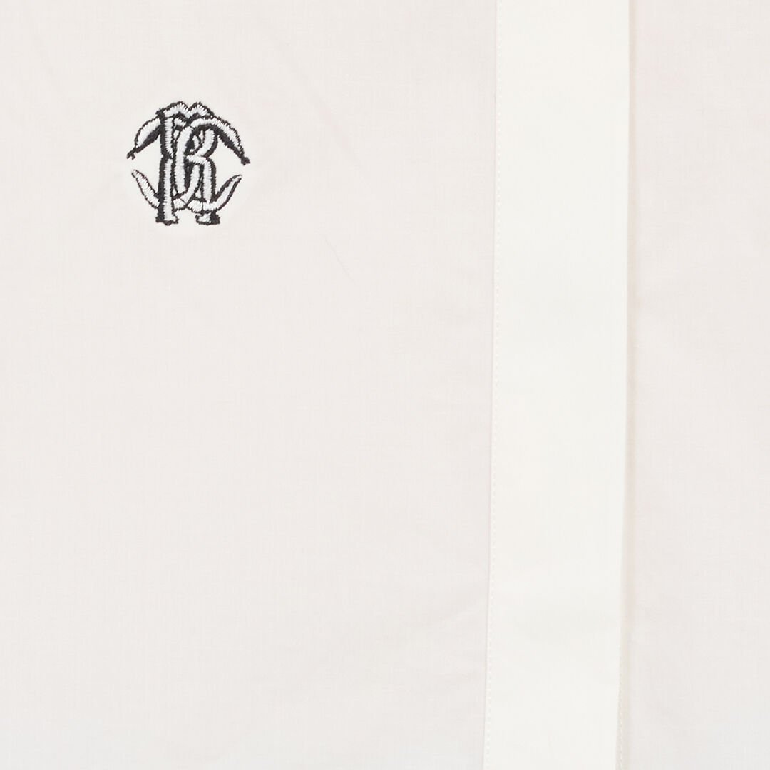 RC Camicia Bianca in Cotone con Monogram RC WHITE PST71U-SY010