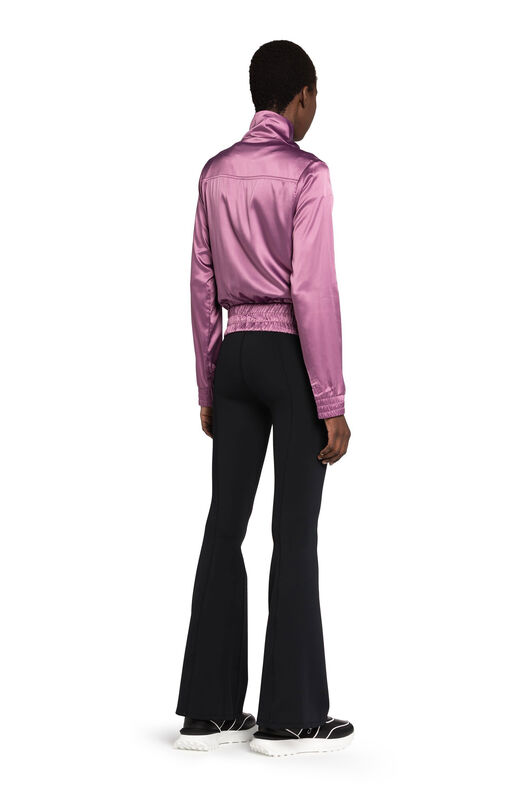 UG Logo-Print Track Jacket HOT ROSE MYY15F-RA020