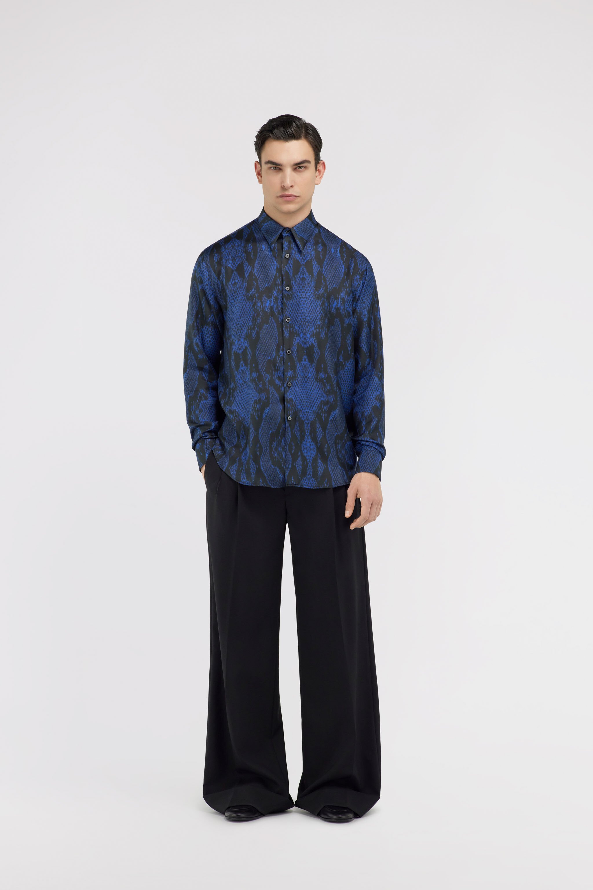 RC Camicia con stampa Blu scuro NOT70B-2NM82