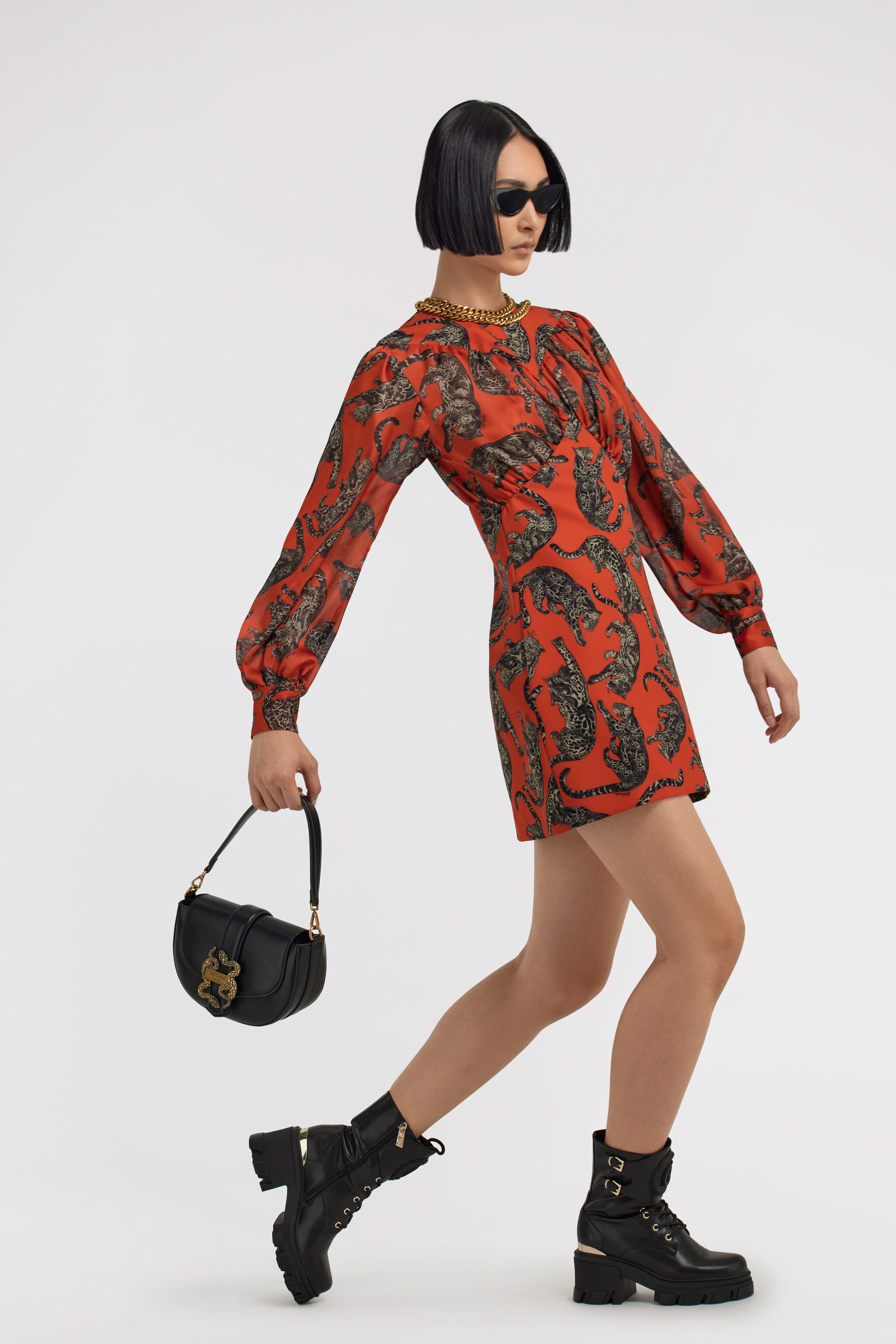 JC Just Cavalli Dress Red TFT145-TF212