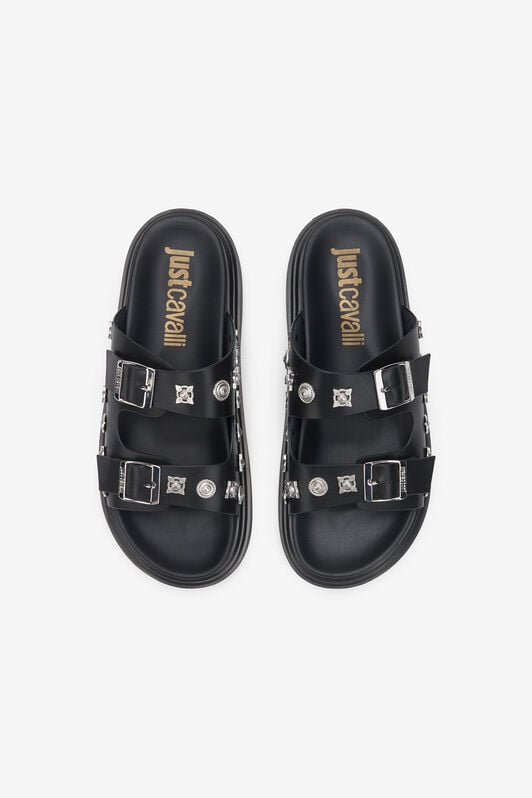 JC Black Summer Sandals BLACK WFS039-WF247