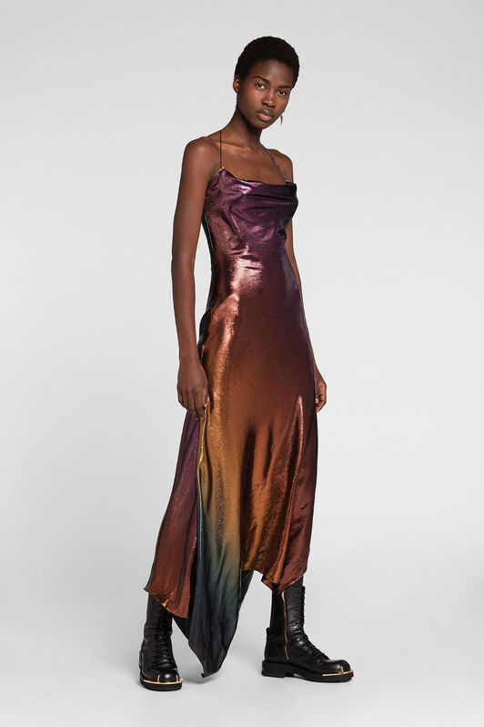 RC Robe longue avec dégradé de couleurs MULTICOLOR PQT101-RJ026