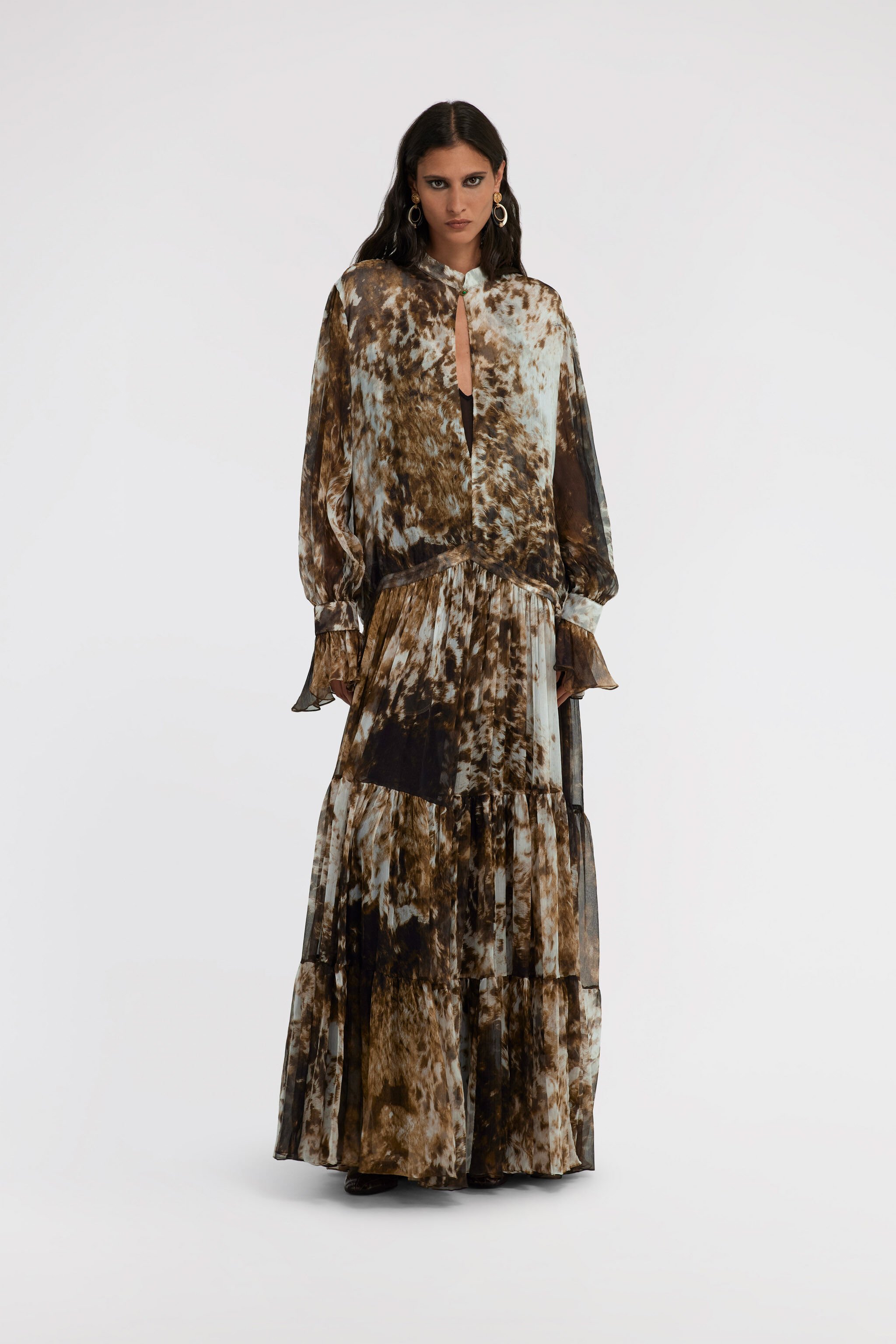 RC Appaloosa Print Dress Brown TKT133-CKN08