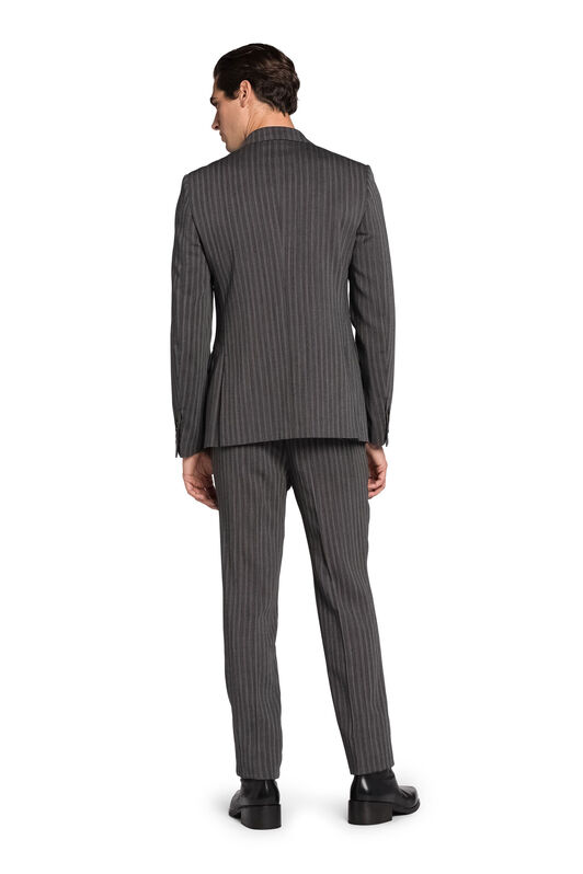RC Striped Two-Piece Suit RC Striped Two-Piece Suit Dark gray KNT921-RG039