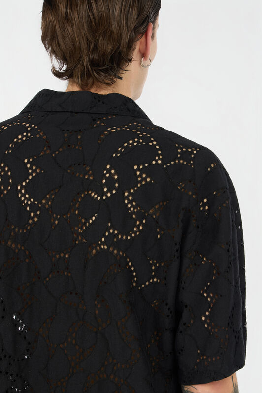 JC Schwarzes Hemd BLACK WFM022-WF170