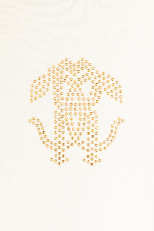 JU Sweat Mirror Snake à imprimé Leopard JU Sweat Mirror Snake à imprimé Leopard MILKY WHITE LJM500-MA003