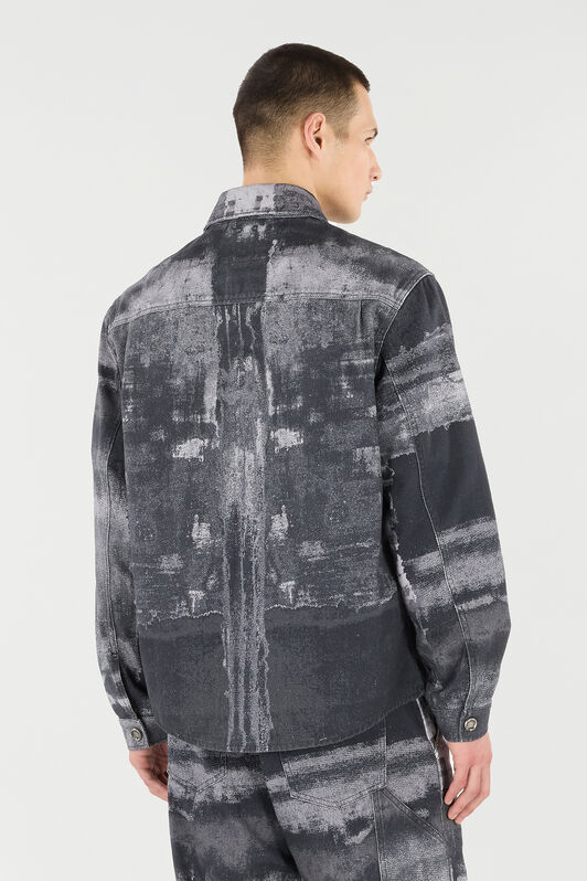 RC Overshirt In Denim Effetto Used RC Overshirt In Denim Effetto Used Nero VNJ777-4NP69
