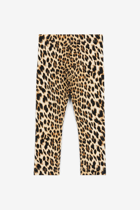 JU Leopard-Print Leggings Light brown OJT20I-ISA2J